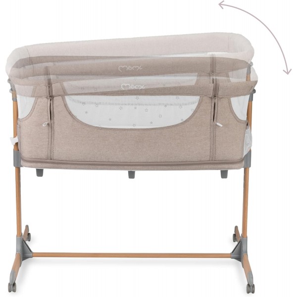 Culla Co-Sleeping MoMi Smart Bed Beige