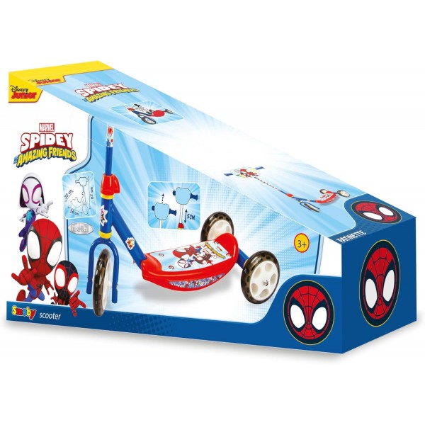 Smoby Monopattino di Spidey a 3 ruote