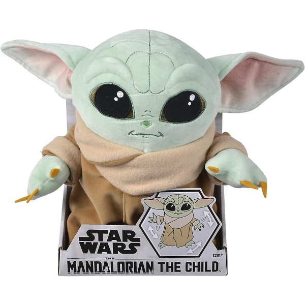 Peluche Simba Star Wars The Mandalorian The Child Baby Yoda 30 cm.
