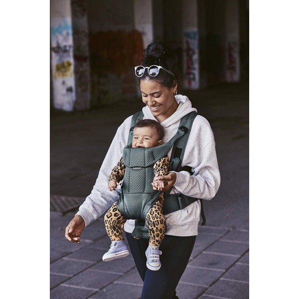 Marsupio Baby Bjorn Move 3D Mesh Verde Salvia