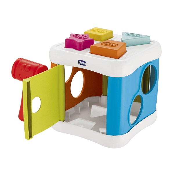Gioco Chicco Cubo Incastra & Martella 2 in 1