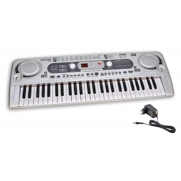Tastiera Elettronica Bontempi 54 Tasti con Lettore Brani MP3