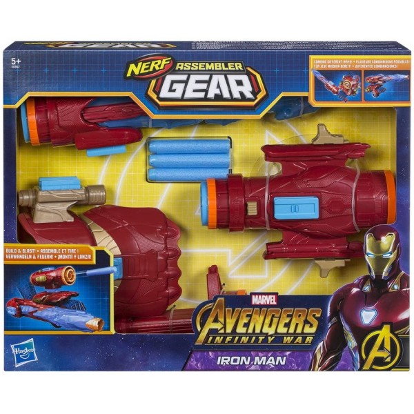 Pistola Hasbro Nerf Marvel Avengers Iron Man