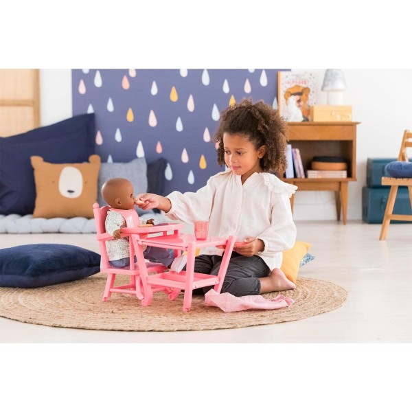 Seggiolone per Bambole Corolle 2 in 1 Rosa