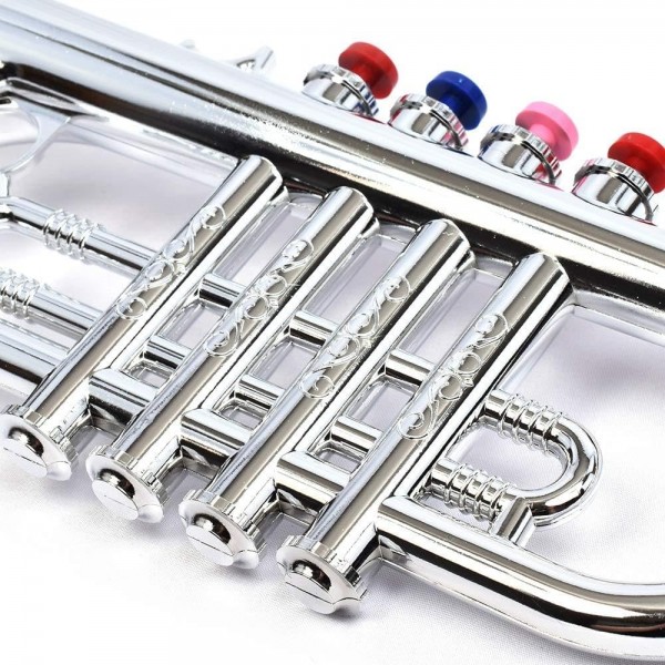 Bontempi Tromba cromata grande a 4 note