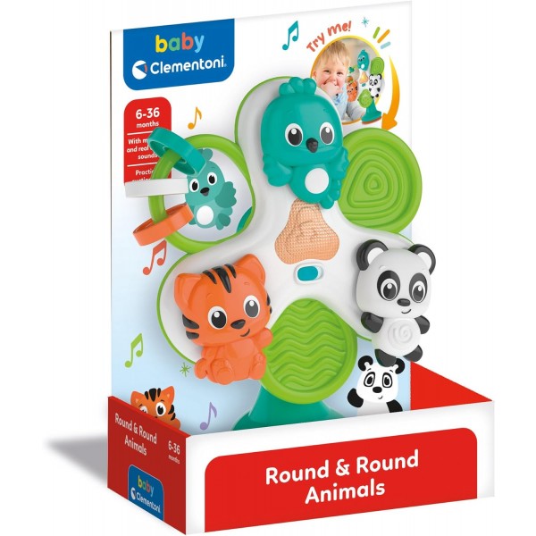 Gioco per Seggiolone Clementoni Round & Round Animals
