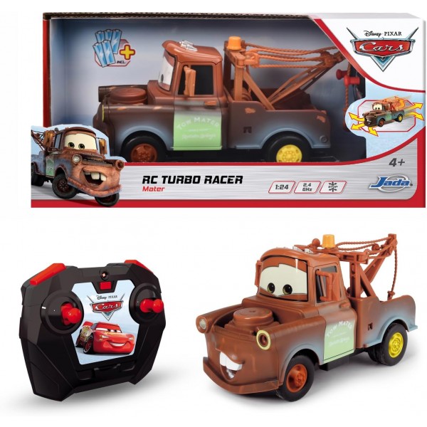 Simba Disney Cars Cricchetto 1:24 con Funzione Turbo – Auto Radiocomandata