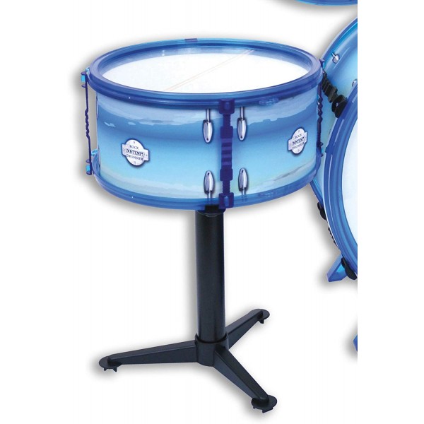 Batteria Metallizzata Bontempi 6 Elementi con Sgabello e Bacchette Blu