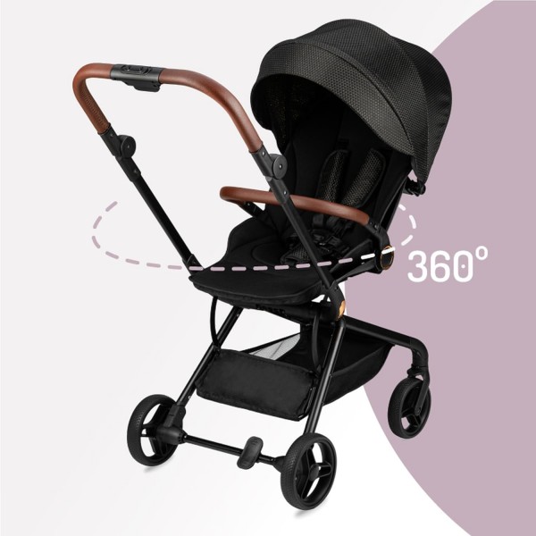 Passeggino MoMi Adelle Nero Oro