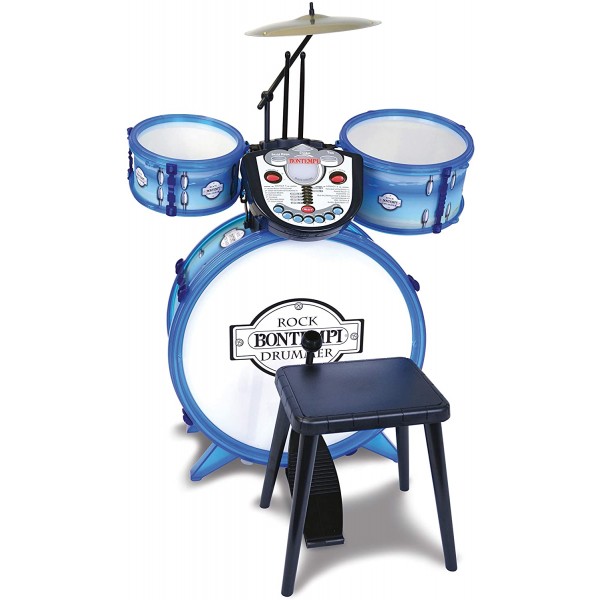  Batteria Bontempi con Partner Elettronico Blu