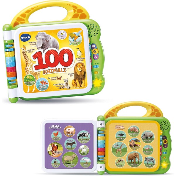 VTech Libro Illustrato Bilingue Le mie Prime 100 Parole 2-5 anni