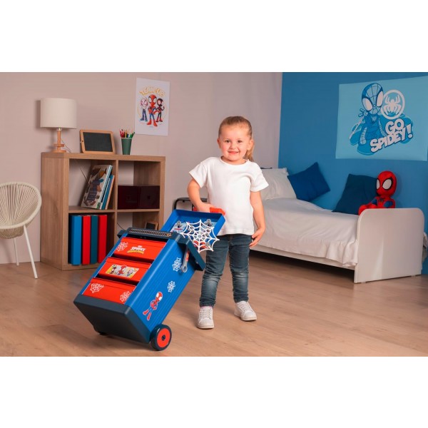 Carrello da Banco Lavoro Smoby Marvel Disney Spidey Trolley