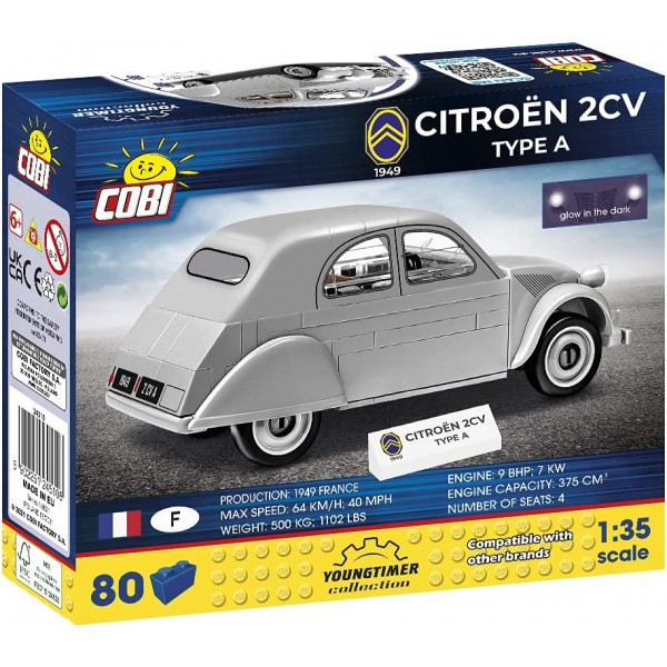 Costruzioni Cobi Modellino Auto 1949 Citroën 2CV Type A