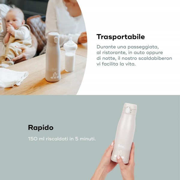 Babymoov Scaldabiberon Moov & Feed Mineral Beige