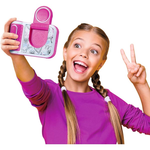VTech Kidizoom Printcam Rosa-Macchina Fotografica per Bambin