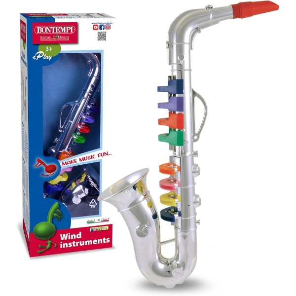 Bontempi- ChromaticGrandSax-Sassofono Cromato Grande a 8 Note
