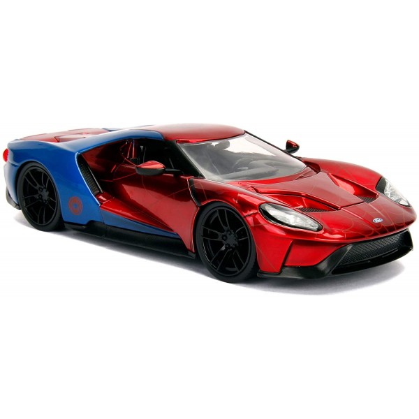 Set Jada Toys Marvel Spiderman + Ford GT 2017