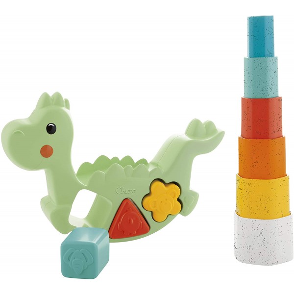 Gioco Impilabile Chicco Rocking Dino 2-in-1 ECO+