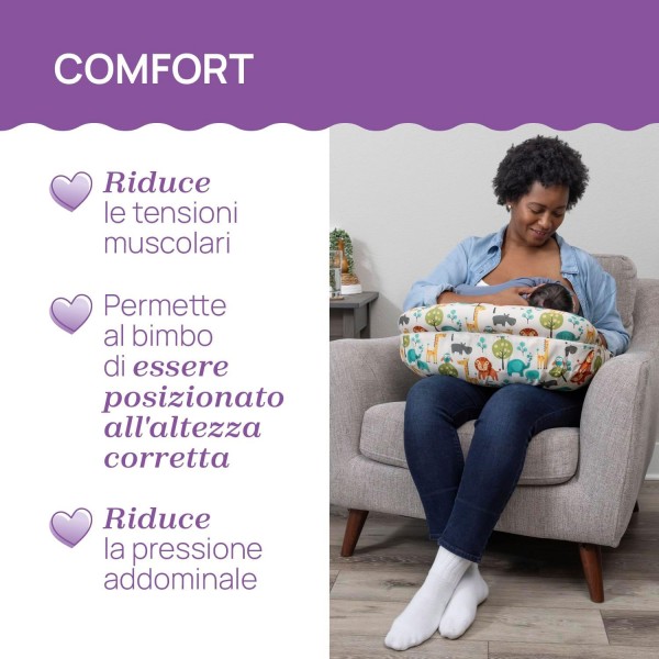 Chicco Boppy Cuscino Allattamento Deluxe Hello Baby