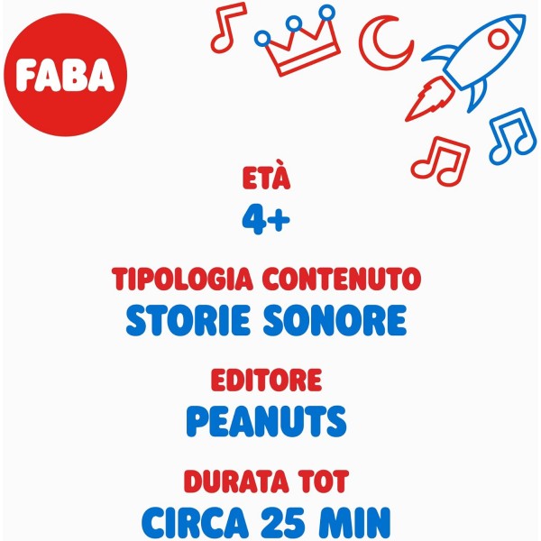 Personaggio Sonoro Faba Snoopy Storie Da 5 Minuti per Raccontastorie
