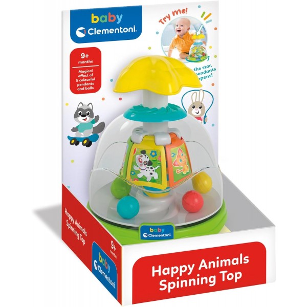 Gioco Clementoni Trottola Happy Friends Spinning Top