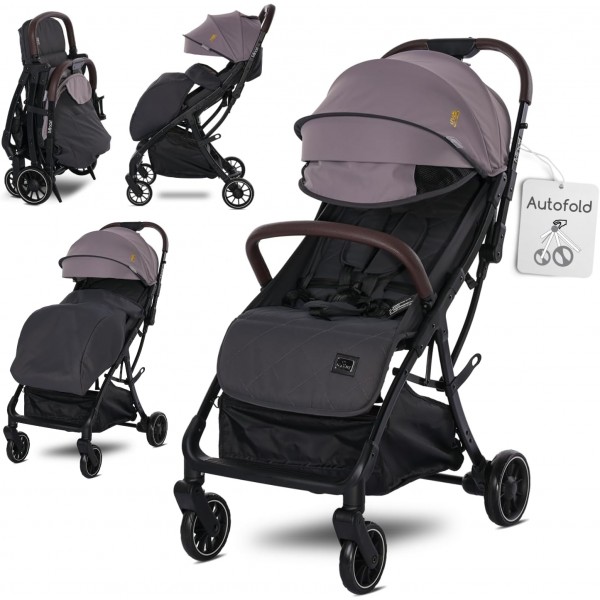 Lorelli Passeggino leggero Minori Grey Jasper con Coprigambe fino a 22 kg