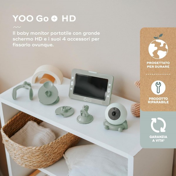 Babymoov Baby Monitor Video YOO Go + 