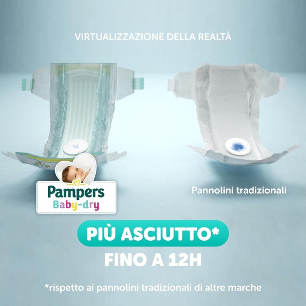 Pampers Baby Dry Junior Taglia 5 11-25 kg - Pacco scorta da 112 Pannolini 