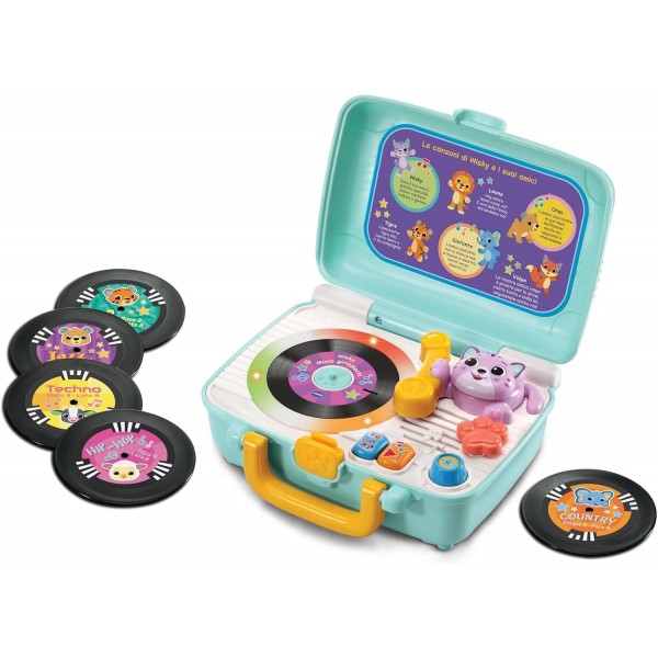 VTech Wisky, Micio Giradischi-Giradischi per Bambini