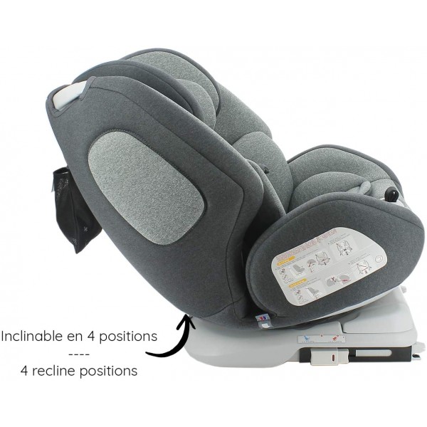 Seggiolino Auto Migo One 360° Grey