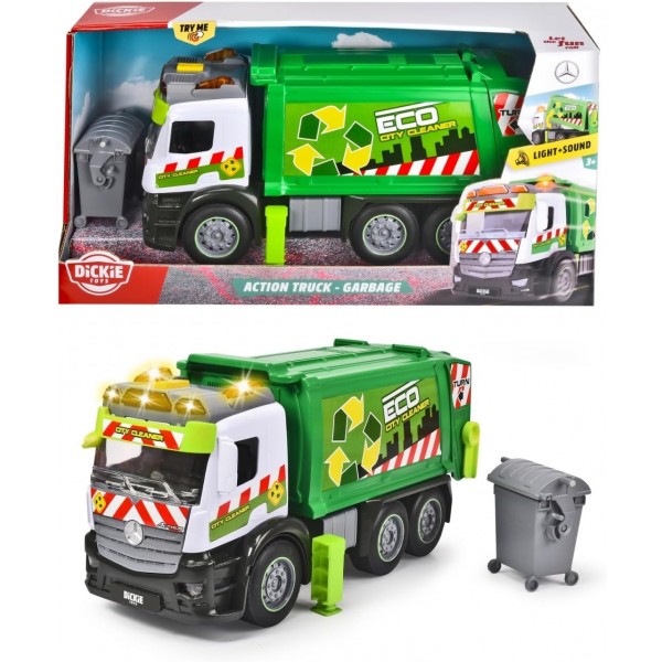 Camion Rifiuti Dickie Toys by Simba Mercedes Action Truck - Garbage