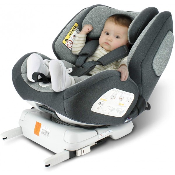 Seggiolino Auto Migo One 360° Grey