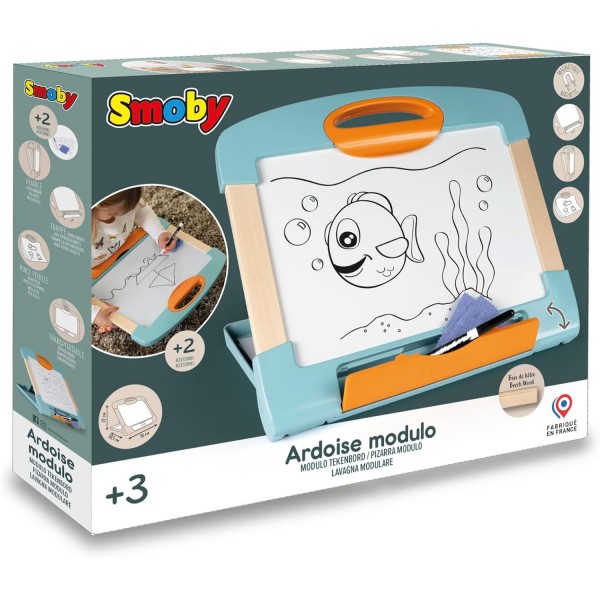 Smoby Lavagnetta Magnetica in Legno Portatile