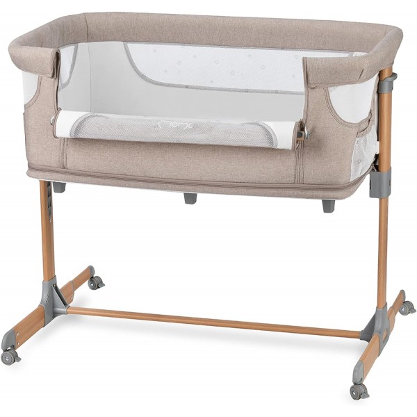 Culla Co-Sleeping MoMi Smart Bed Beige