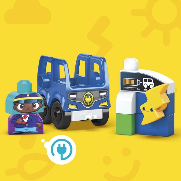 Costruzioni Mega Bloks Green Town Bus Ecologico Amici Bio