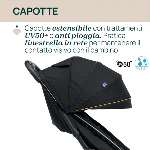 Passeggino Chicco Glee Grey Melange