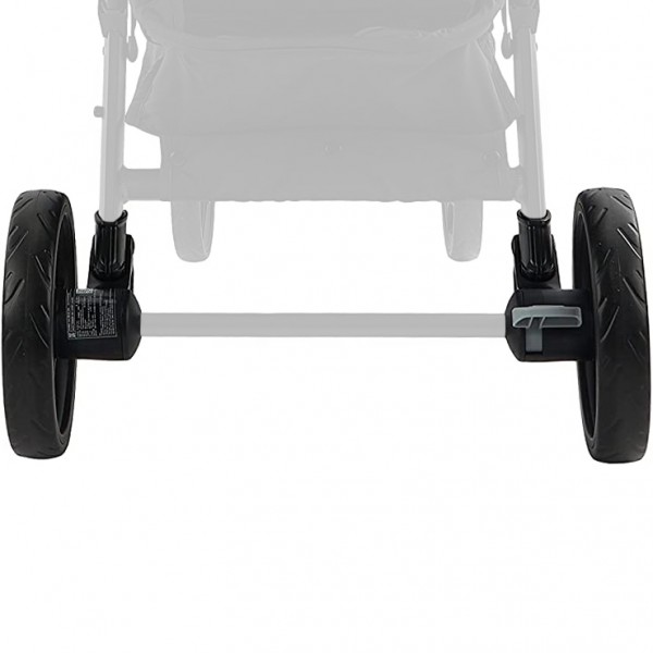 Set Ruote Posteriori per Passeggino Gemellare Joie Evalite Duo