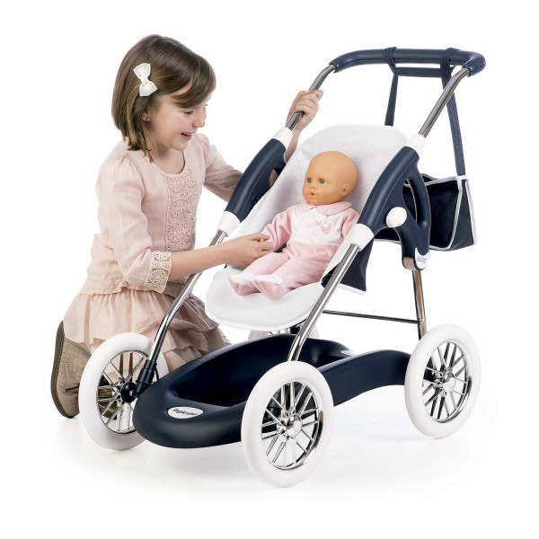 Carrozzina per Bambole Smoby Piccolo Combi Inglesina Blu