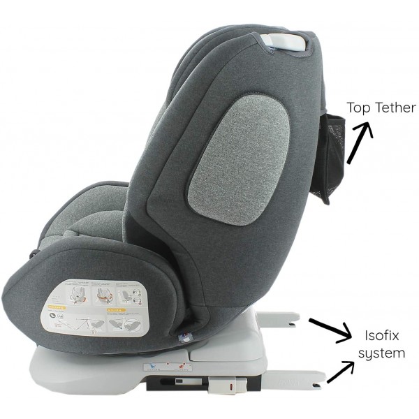 Seggiolino Auto Migo One 360° Grey