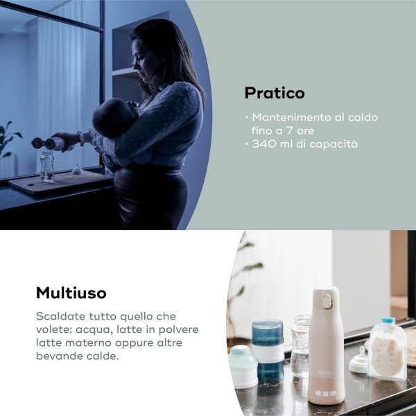 Babymoov Scaldabiberon Moov & Feed Mineral Beige
