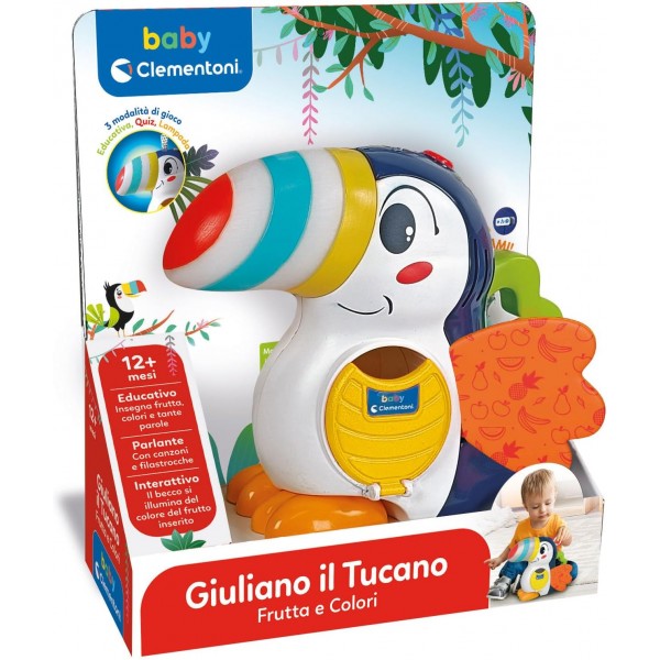 Gioco Clementoni Giuliano il Tucano Frutta e Colori