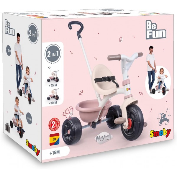 Triciclo Evolutivo Smoby Be Fun Pop Girl