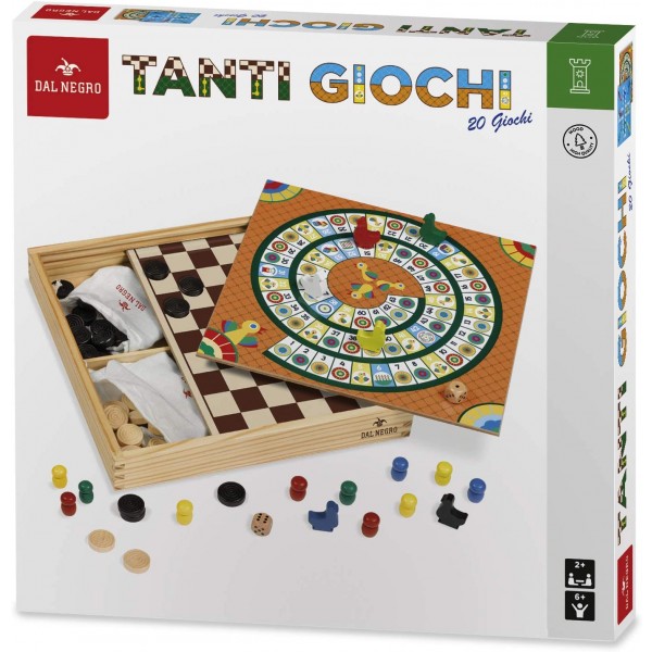 Gioco da Tavolo Dal Negro Tanti Giochi 20 Giochi