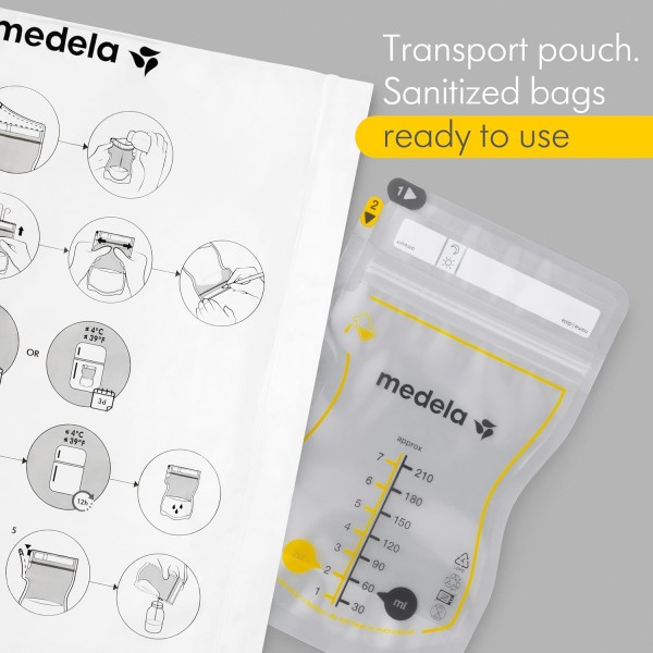 Sacche per Conservazione Latte Materno Medela 50pz