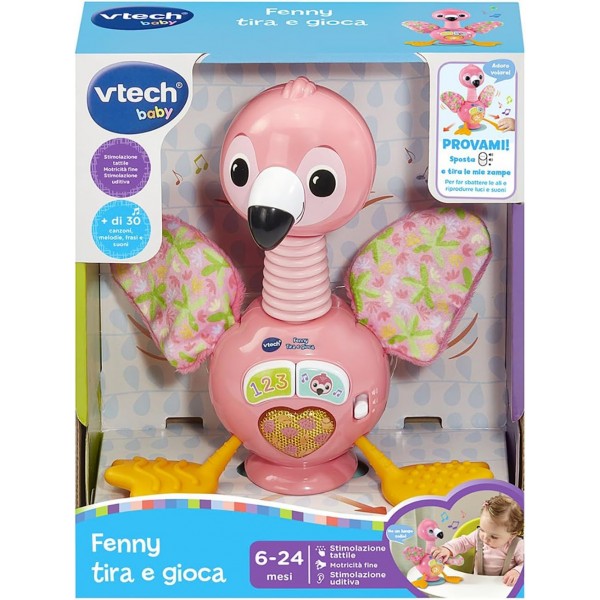 VTech Fenny Tira e Gioca Fenicottero Interattivo
