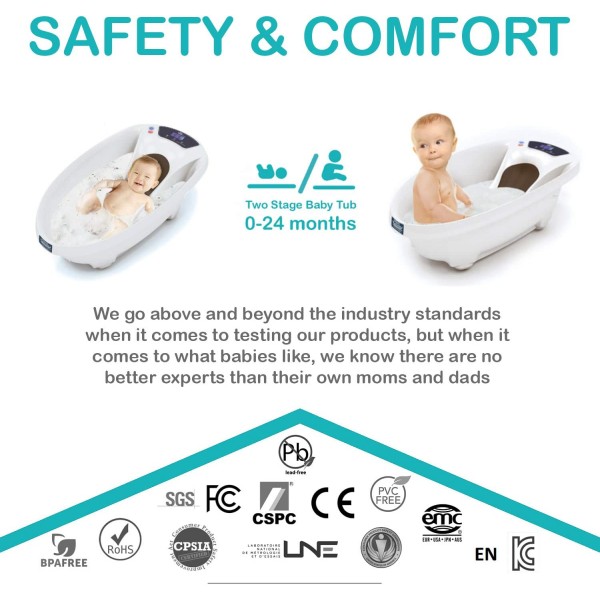 Vaschetta Digitale AquaScale by Baby Patent 3 in 1