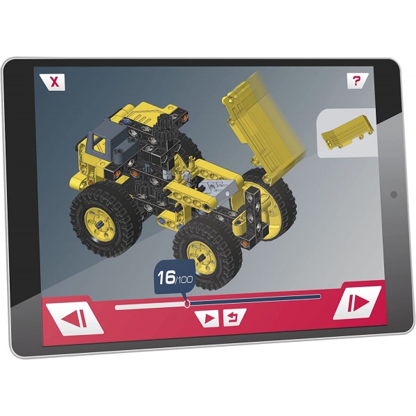 Set di Costruzioni Clementoni Mechanics Camion da Miniera