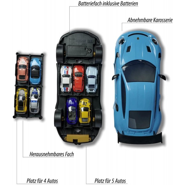 Carry Case Majorette by Simba Porsche 911 GT3 RS + 1 Auto