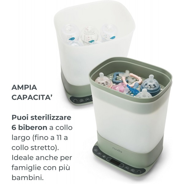 Nuvita SteriDry 2-in-1 Sterilizzatore e Asciugatore per Biberon 