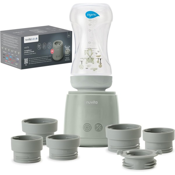 Nuvita Mix70 Scaldabiberon Portatile 70&deg;C con Funzione Mescolamento